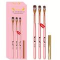 3pc Acrylic Nail Brush Set - Size 8/10/14 Acrylic Nail Brushes For Acrylic Application, Acrylic Powder Brushes For Nails Extension & 3d Nail Carving