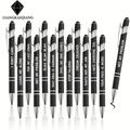 12 Pieces Black Funny Snarky Negative Quotes Ballpoint Pens With Stylus Tips Screen Touch, Black Fine Point Smooth Demotivational Pens With Black Ink For Office Women