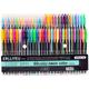 Gel Pens Set Colored Pen Fine Point Art Marker Pen 60 Unique Colors For Adult Coloring Books Doodling Scrapbooking Drawing Writing Sketching Highlighter Pens