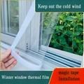 1pc Winter Thickening Self-adhesive Window Insulation Film, Sealing Window Transparent Film Without Punching, Windproof Insulation Film, Thermal Insulation Film, Anti-leakage Tape