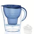 Bpa Free Alkaline Water Filter Pitcher - Purify Chlorine, Fluoride, Heavy Metals, Odor & Bad Taste In 3.5 Litres!