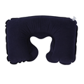 1pc Portable Inflatable U-shaped Pvc Neck Support Pillow - Perfect For Outdoor Travel!