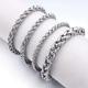 1pc Titanium Steel Men's Flower Basket Bracelet Trend Hip Hop Men's Bracelet Men's Charm Bracelet