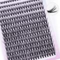 280 Pcs Cluster Lashes, 40 Fishtail Type Grafted Eyelashes 8~16mm, Natural Vivid Eye Makeup