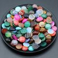 Half Round Cabochon Flatback Gemstones Beads Quartz Chakra Stone For Jewelry Making