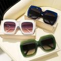 Oversized Square Fashion For Women Men Retro Jelly Color Anti Glare Sun Shades Fashion Glasses