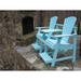 Rosecliff Heights Ceryn Solid Wood Adirondack Chair w/ Table | 46 H x 67 W x 33 D in | Wayfair 3B657360C25048B6BB9F7D81BC73E349