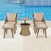 George Oliver 2 - Person Outdoor Seating Group w/ Cushions, Wicker | Wayfair E042FAB912734555BB9B2FD4541825C3