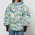 Elaina Floral-Print Recycled Shell Puffer Jacket