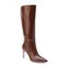 Alina Reptile Embossed Knee High Stiletto Boot