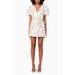 Rosalind Floral Embroidered Puff Sleeve Cocktail Minidress