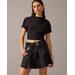 Pleated Mini Skirt