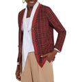 Braid Trim Tweed Jacket