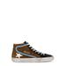 Slide High-top Lace-up Sneakers