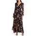 The Meryl Floral Long Sleeve Wrap Dress