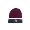 Logo-patch Colour-block Beanie