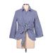 Neiman Marcus Jacket: Blue Jackets & Outerwear - Women's Size Large