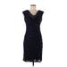 Lauren by Ralph Lauren Cocktail Dress - Sheath: Blue Dresses - Women's Size 8