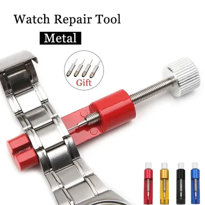 Metal Watch Repair Tool Adjusting Watch Strap Tool with Watch Pin Band Bracelet Link Pin Tool