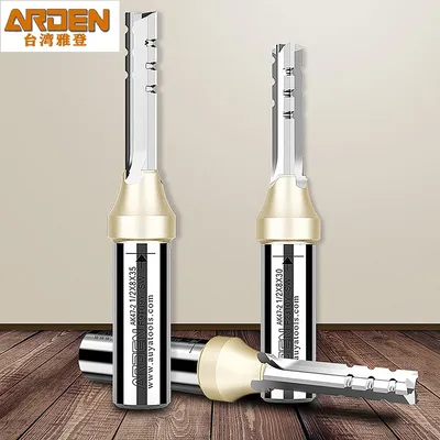 Arden 3 Flutes TCT Straight Router Bit 3-blade Cutting CNC Milling Cutter Carbide Cutter for Wood