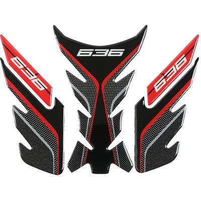 For Kawasaki ZX6R ZX-6R 636 3D Resin Protector For Tank Pad For Motorcycle Decal Sticker Reflective