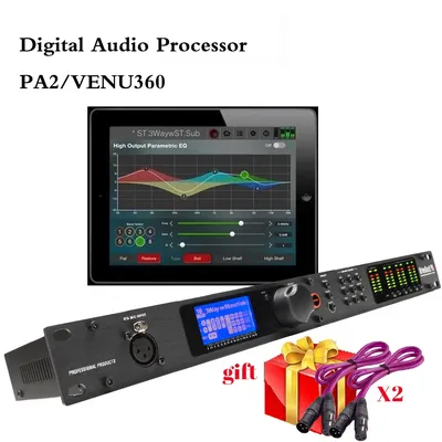 PA2/VENU360 2 Input 6 Output Stage Audio Processor Original Software Pro Audio Driver Rack Professional Speaker Audio Processor