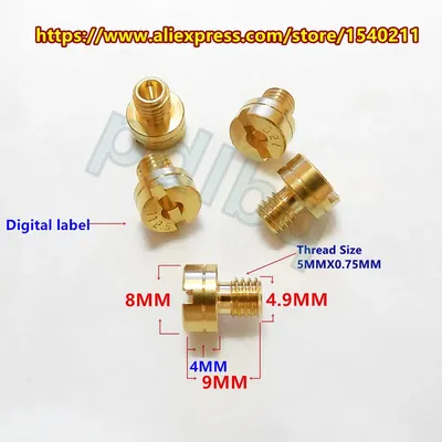 (20 pcs/pack) carburetor N100.604 Large Round main jet for VM22/24/26 TTR FZR BS EN BS TM main