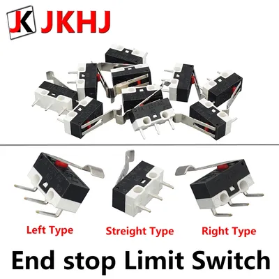 10pcs/Lot Limit Switch 3D Printer Parts End Stop Micro for I3 Delta Kossel Makerbot Printer RAMPS