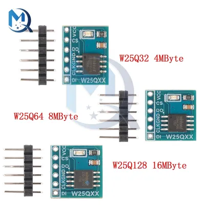 W25Q32 W25Q64 W25Q128 FLASH Flash Memory Module 4M-16MByte Large Capacity SPI interface BV FV STM32