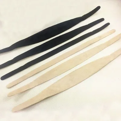 20PCS Various Sizes Adhesive Velvet Chamois Fabric Strips For Inside Headband Inner Line of