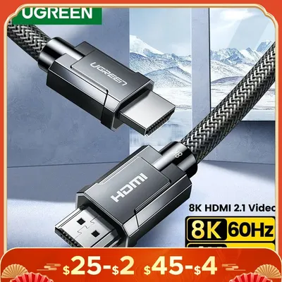 UGREEN 8K HDMI-Compatible Cable for Xiaomi TV Box PS5 Ultra High Speed Certified 8K@60Hz Cable