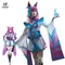 ROLECOS LOL Spirit Blossom Ahri Cosplay Costume Ahri Cosplay Wig Game LOL Ahri Costume Women Kimono Full Set Chinese Dress