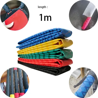 1m Heat Shrink Tubing Fishing Waterproof Wrap Fishing Tubing Rod Badminton Racket Sleeve PVC Tube