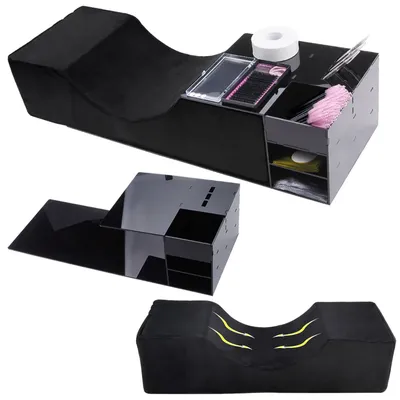 Lash Pillow with Acrylic Eyelash Extension Pillows Shelf Stand Soft Grafting Eyelashes Makeup