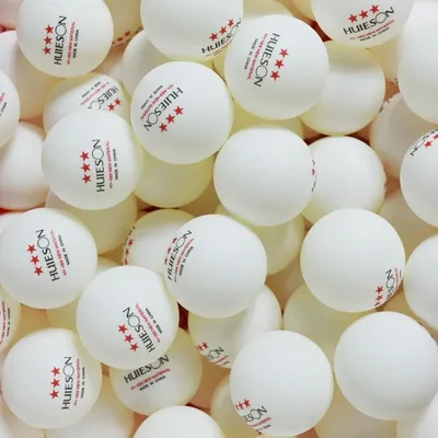 Huieson 30 50 100 English New Material Table Tennis Balls 3 Star 40+ ABS Plastic Ping Pong Balls