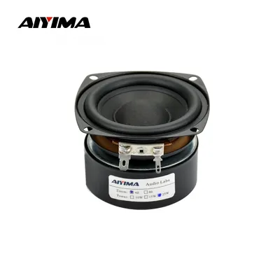 AIYIMA 1Pcs Subwoofer 3" Inch 25W HiFi Subwoofer Speaker 4 8 Ohm Woofer Audio Sound Speakers Bass