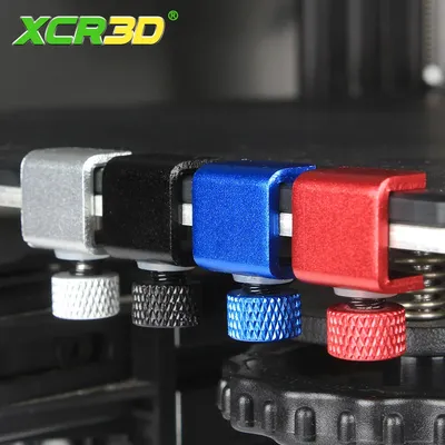XCR3D 2pcs 3D Printer Parts Glass Plate Clamp Clip Build Platform Heated Bed Retainer Hotbed