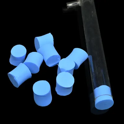 10pcs Blue Test Tube Plug Ant Farm Accessories Sponge Plug Ant Nest Pet Anthill Water Feeder Block Plug Stopper for Ant House