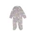 Carter's Long Sleeve Outfit: Gray Jacquard Bottoms - Size 9 Month