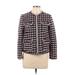 Zara Basic Jacket: Blue Fair Isle Jackets & Outerwear - Women's Size Medium