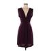 Wishes Wishes Wishes Casual Dress - Bridesmaid: Burgundy Dresses - Women's Size Medium
