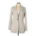 Zara Basic Blazer Jacket: Gray Jackets & Outerwear - Women's Size Large