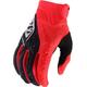 Troy Lee Designs SE Pro Solid Motocross Handschuhe, schwarz-rot, Größe XL