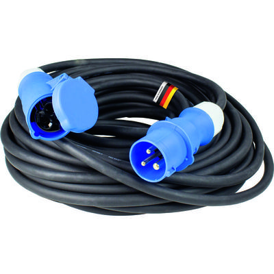CEE Verlängerung Stecker Kupplung 230V 16A 10m H07RN-F 3G2,5 IP44 Image