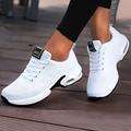 Femmes Air Cushion Running Sneakers, Baskets De Marche Basses Respirantes De Couleur Unie, Chaussures De Sport Décontractées Pour L'extérieur