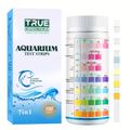 7-Way Aquarium Test Strips, Kit De Test Précis Pour Aquarium Pour Eau Douce Et Eau Salée, Étang 100 Bandes De Test Pour Aquarium Pour PH, Alcalinité, Nitrite, Nitrate, Chlore, Carbonate, Dureté