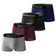 4 Pack de Boxers Homme Confortables et Respirants en Couleurs Unies, Sous-vêtements pour Hommes