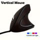 Souris Verticale Ergonomique Pour La Main Droite Wired Gaming Mouse 800 1200 1600 DPI USB Optique Poignet Sain Mice Mause Pour Ordinateur PC