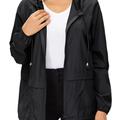 Veste de pluie légère pour femmes Veste de pluie pliable