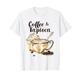 Kaffee & Tapioka Vanille Pudding Koffein Morgengetränk T-Shirt
